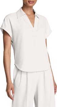 SPANX® Oversize Short Sleeve Collared Shirt