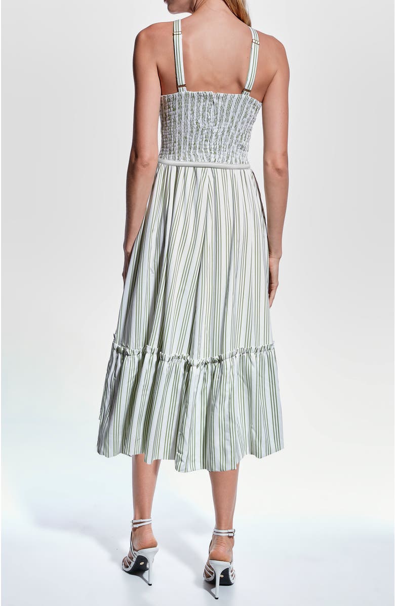 AS by DF Lexi Dress, Alternate, color, White/Peridot Green