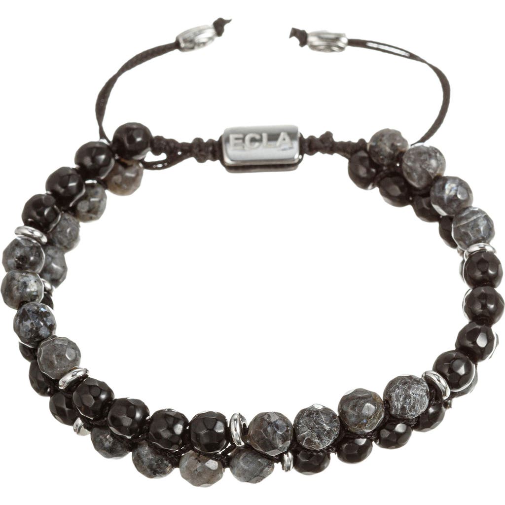 Eye Candy Los Angeles Mateo Adjustable Bracelet In Silver