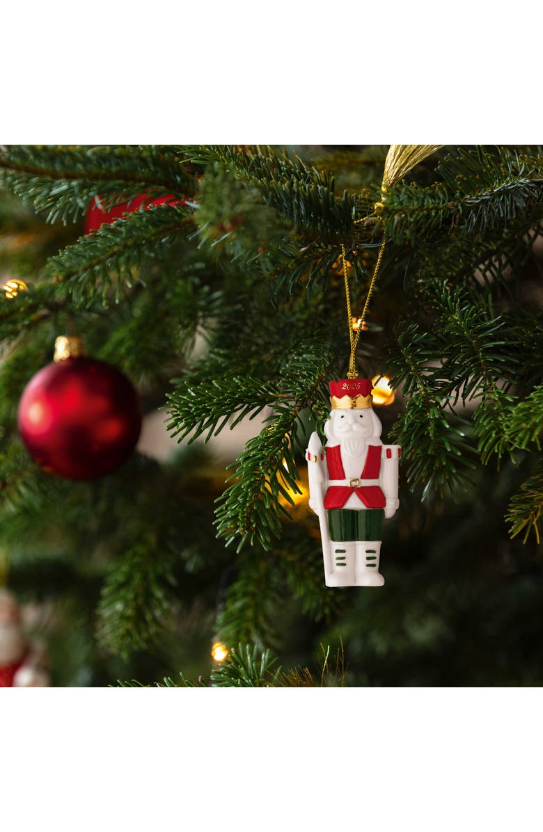 Villeroy & Boch Christmas Classics Nutcracker Dated Ornament 2025, Alternate, color, Multi