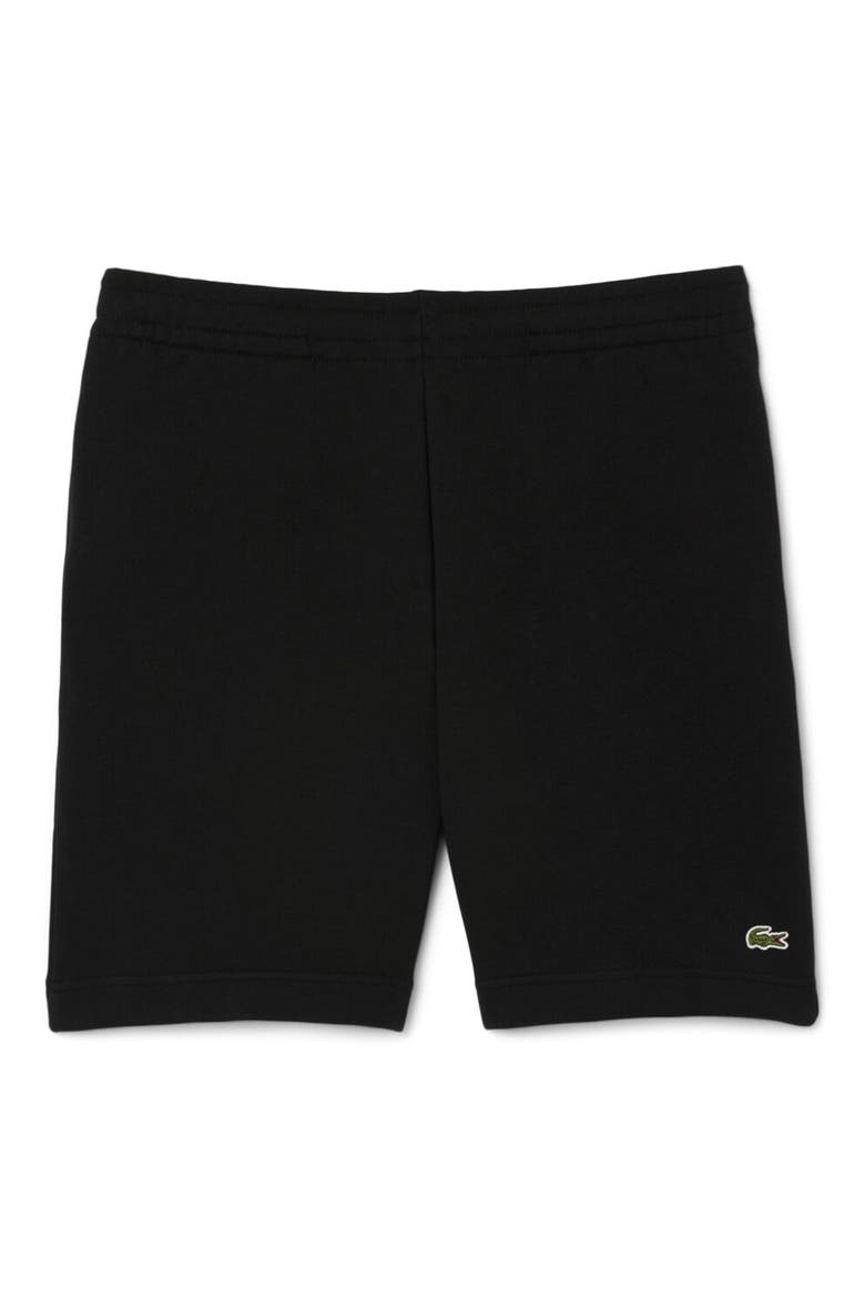 Cotton Fleece Sweat Shorts, Main, color, BLACK