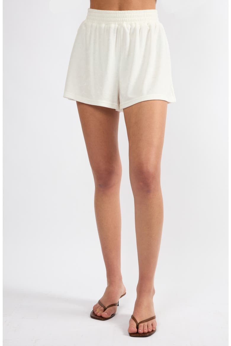 The Terry Shorts, Main, color, WHITE