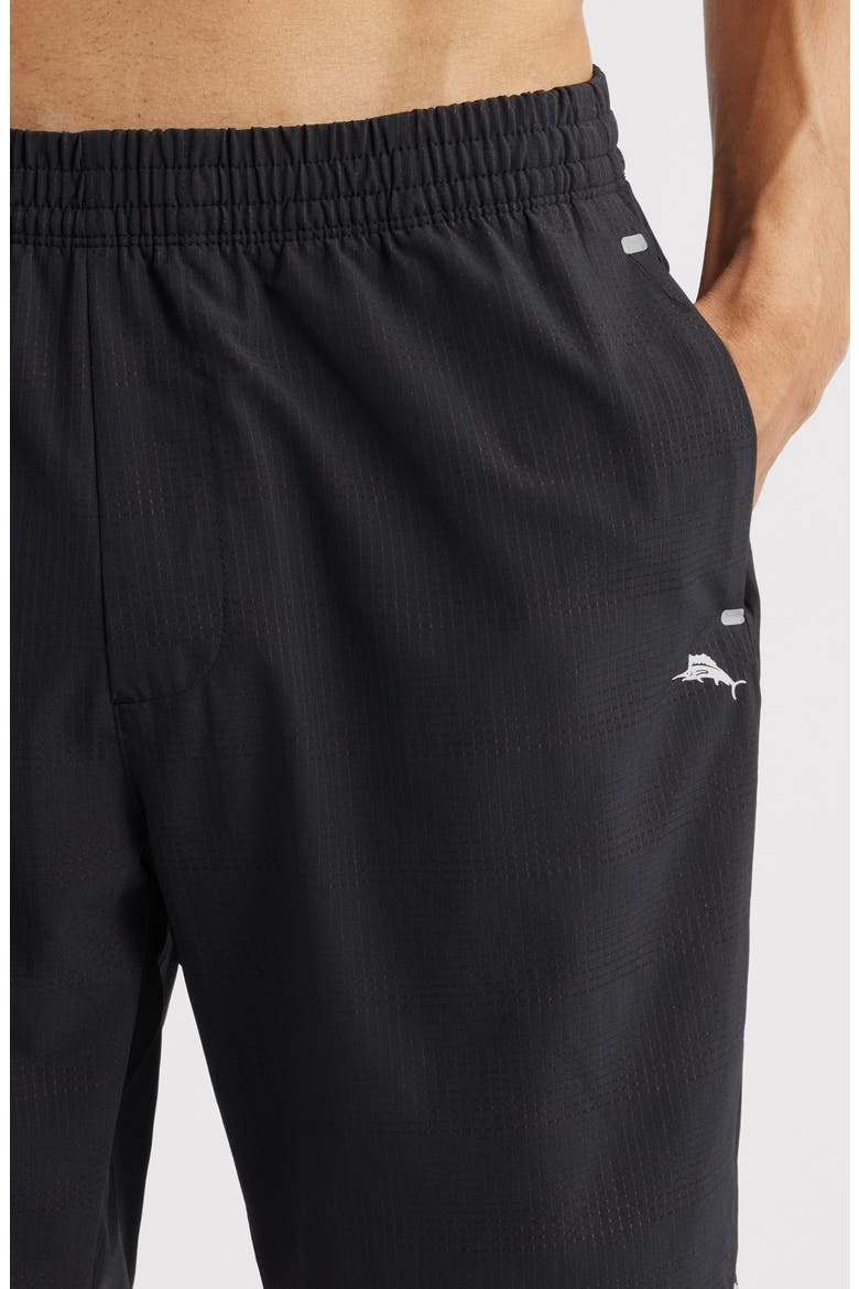 Huntington Bay 8 Swim Trunks, Alternate, color, BLACK