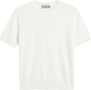 Canali Short Sleeve Cotton Crewneck Sweater