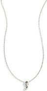 Mint & Lily Tiny Script Initial Necklace