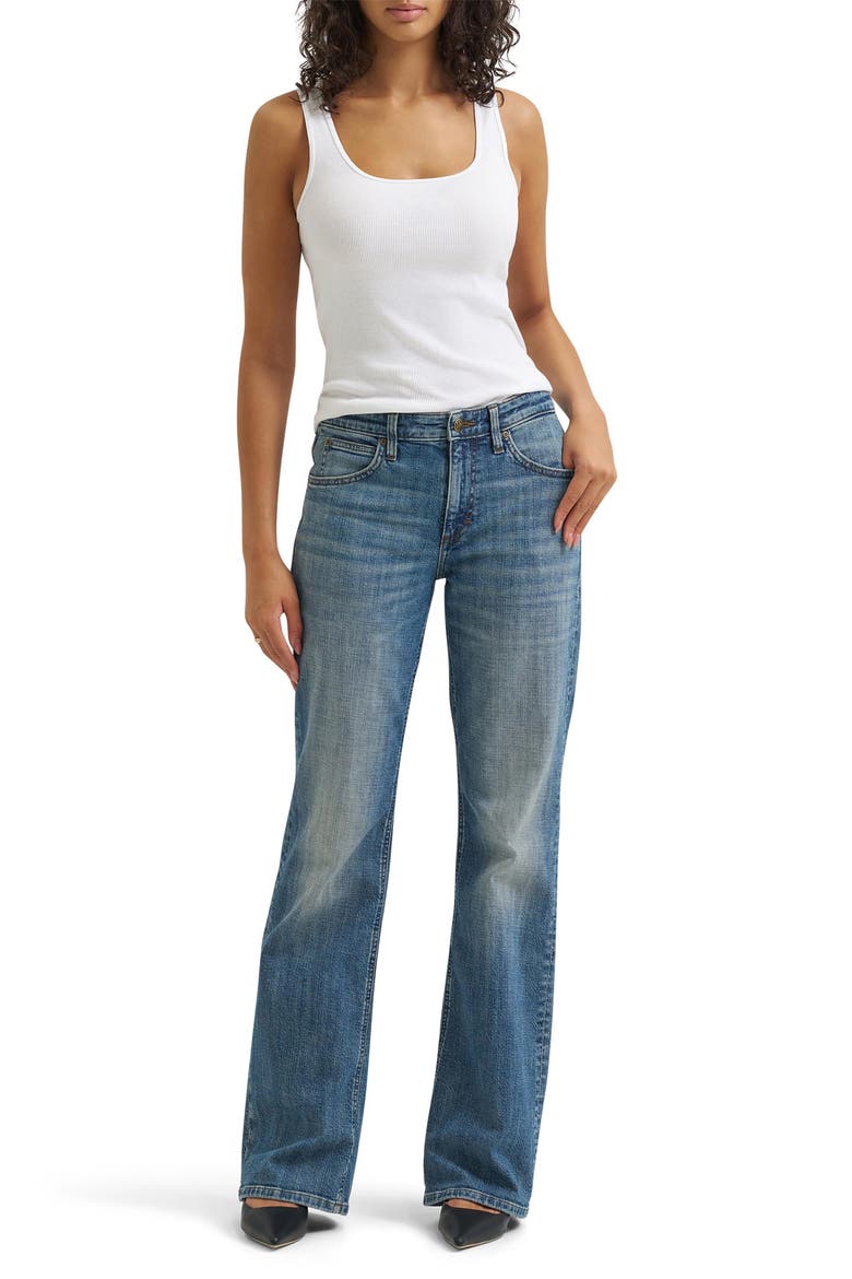 Bow Flare Jeans, Alternate, color, AUTHENTIC LEE