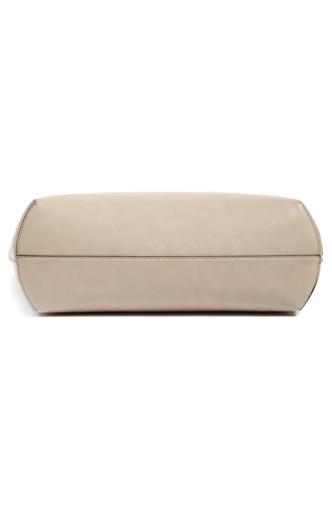 Olivia Faux Leather Tote, Alternate, color, GREY FLINT