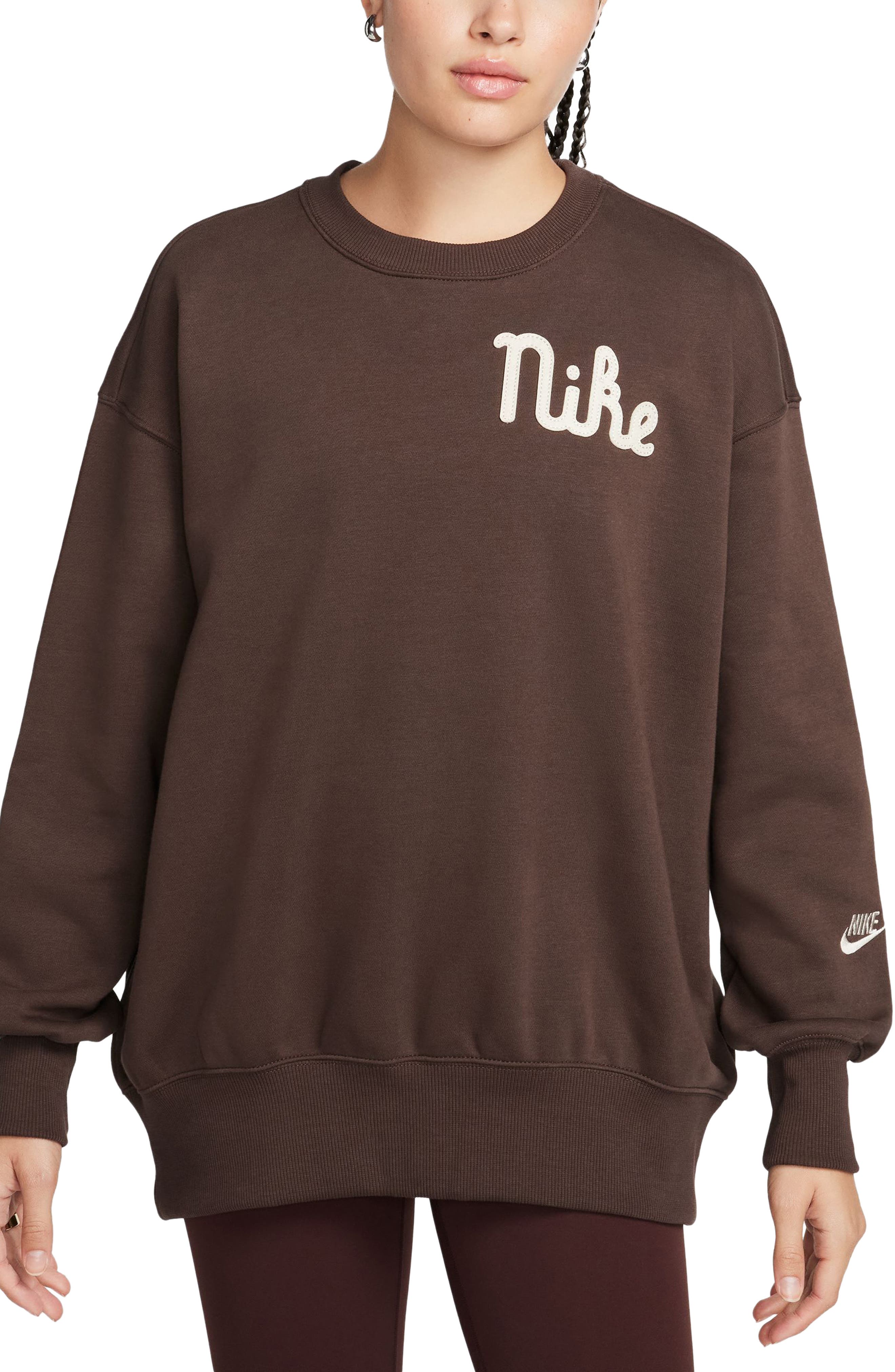 Phoenix Fleece Campus Oversize Crewneck Sweatshirt (Women) | Nordstrom