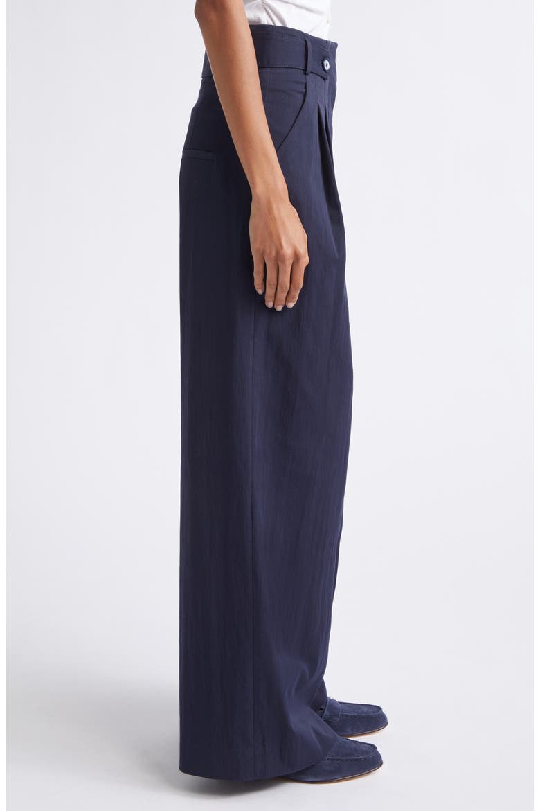 Allman High Waist Wide Leg Pants, Alternate, color, NAVY