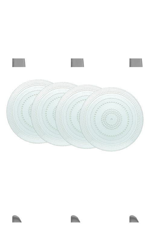 Fortessa Jupiter Set Of 4 Dinner Plates In Sage