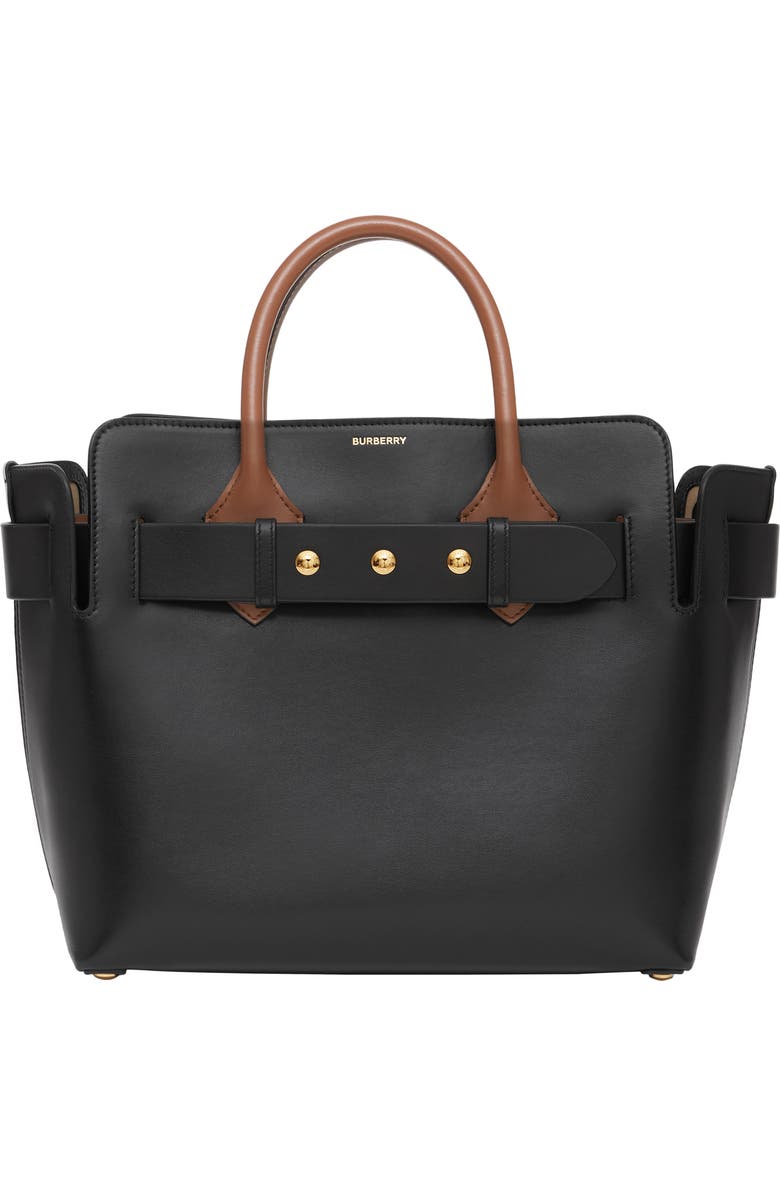 Burberry Small Belt Triple Stud Leather Bag, Main, color,