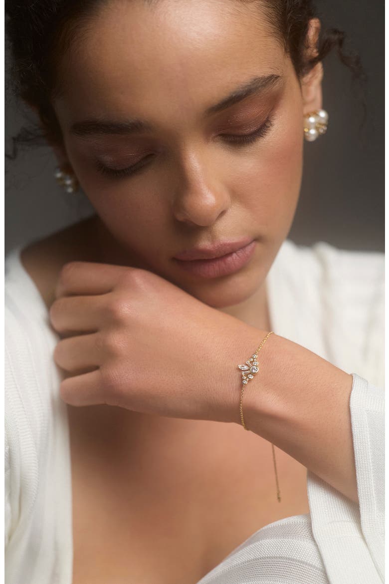 Undersea Crown Adjustable Bracelet, Alternate, color, GOLD