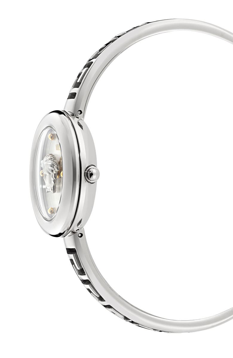 Versace Medusa Eclipse Bracelet Watch, 28mm, Alternate, color, Stainless Steel