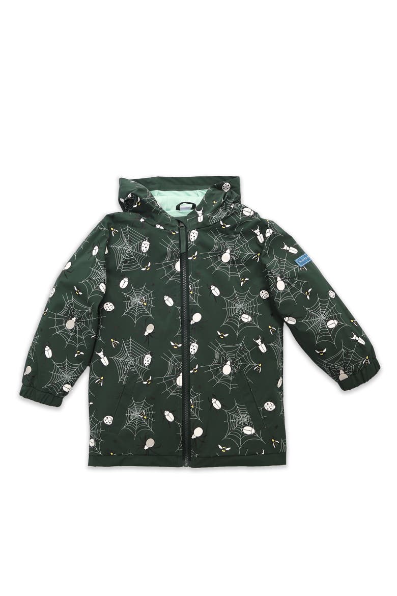 Color Changing Hooded Raincoat, Main, color, Green