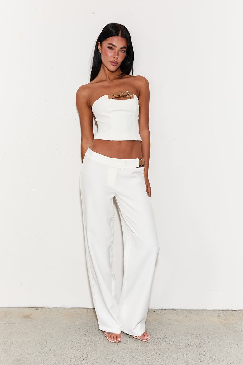 Lucia Pants, Alternate, color, White