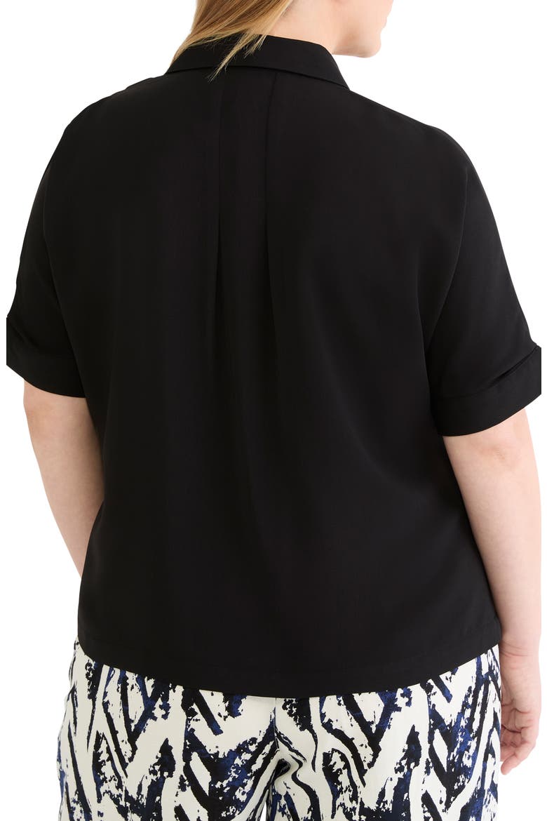 Devon Button-Up Shirt, Alternate, color, BLACK ONYX