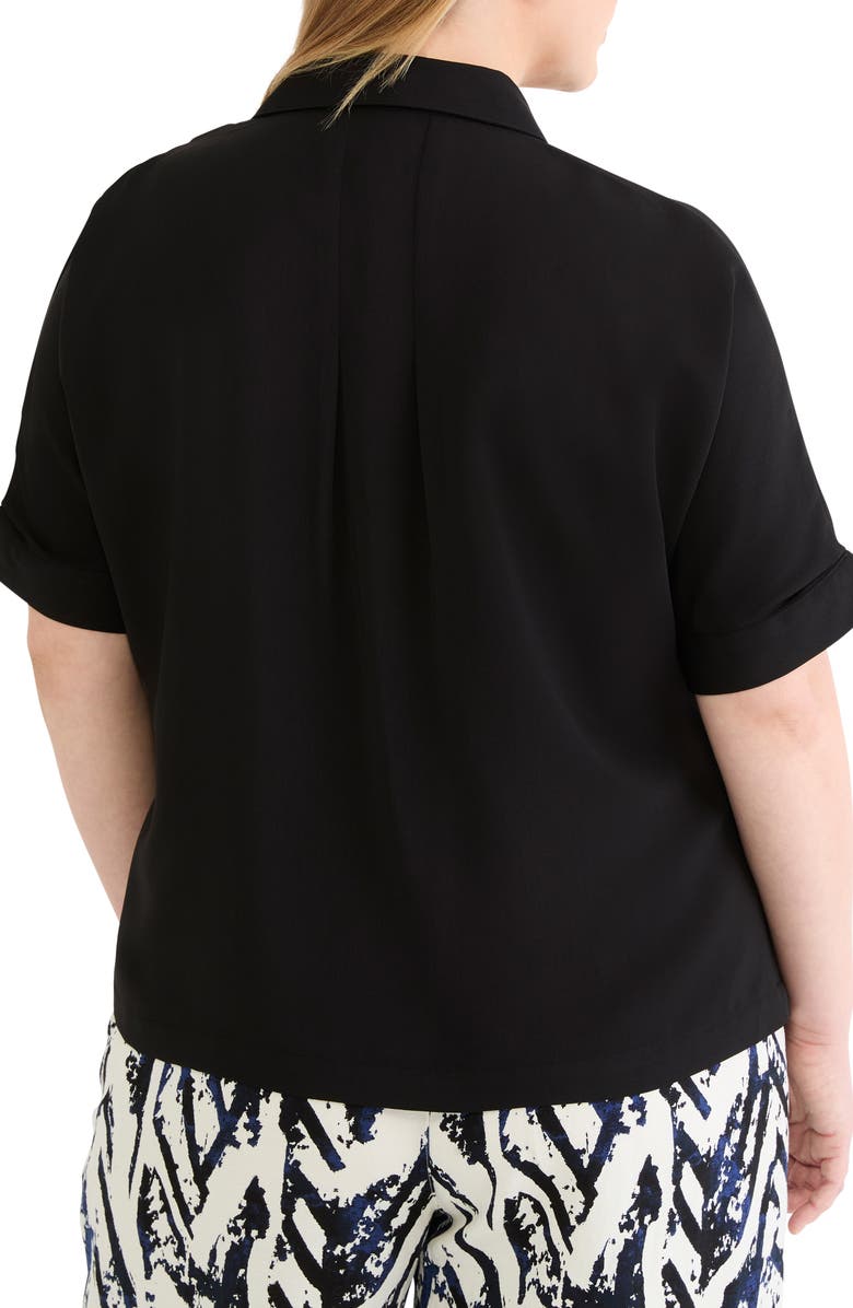 NIC+ZOE Devon Button-Up Shirt, Alternate, color, Black Onyx