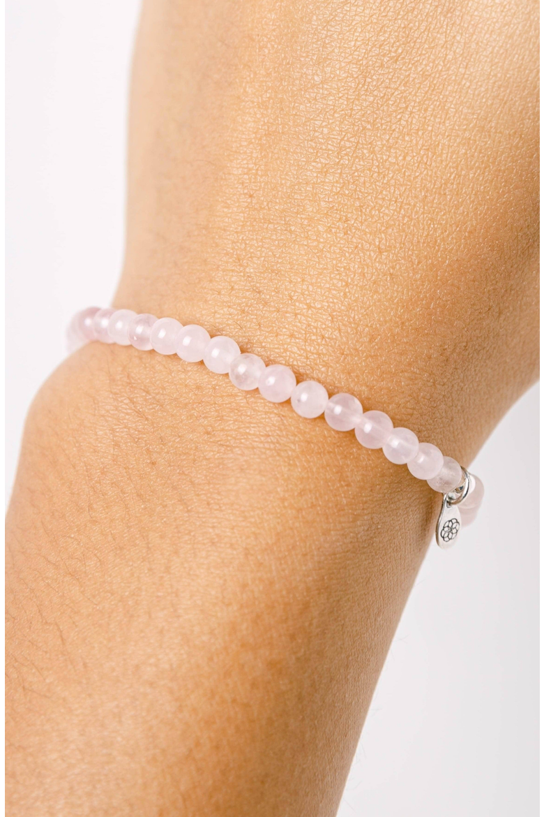 Rose Quartz Energy Bracelet, Alternate, color, Light Pink