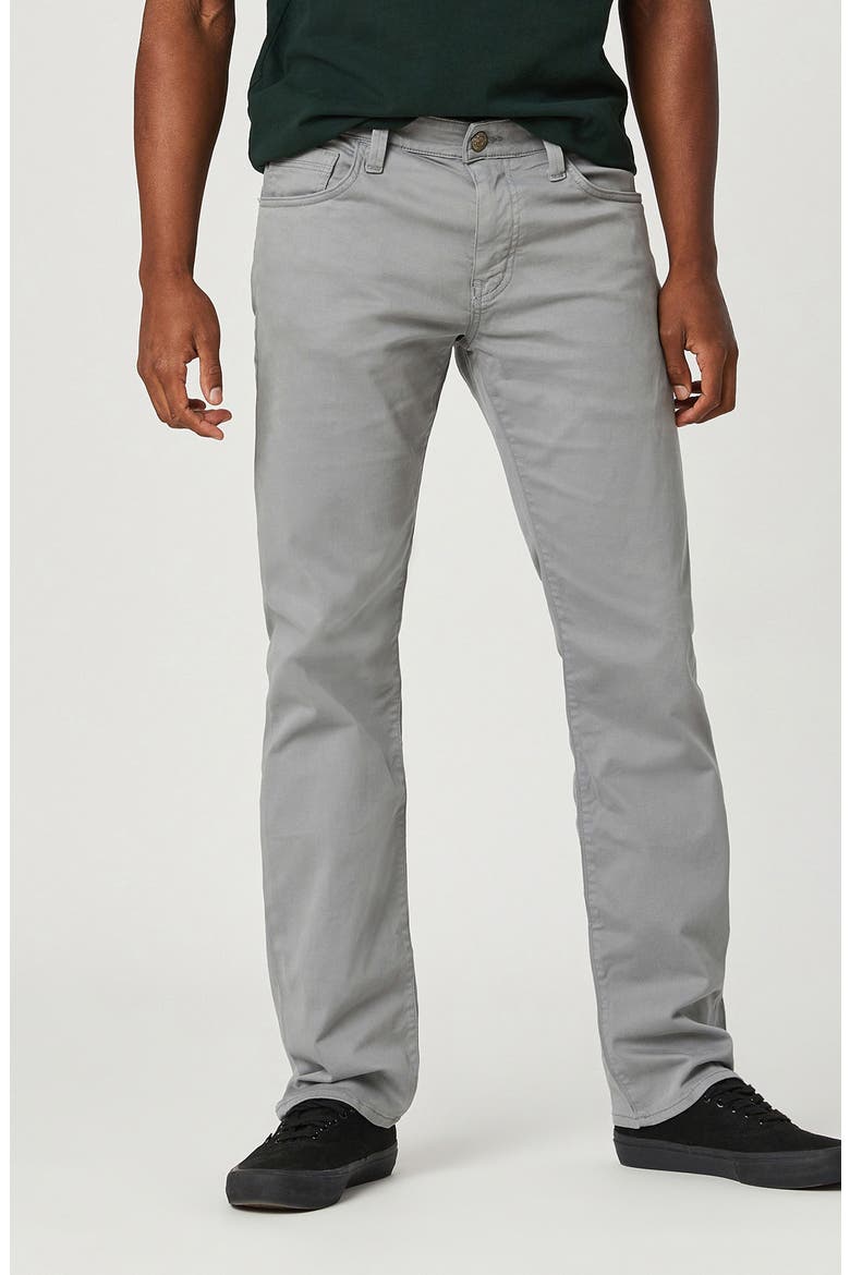 Zach Straight Leg Twill Pants, Main, color, SHARK SKIN TWILL