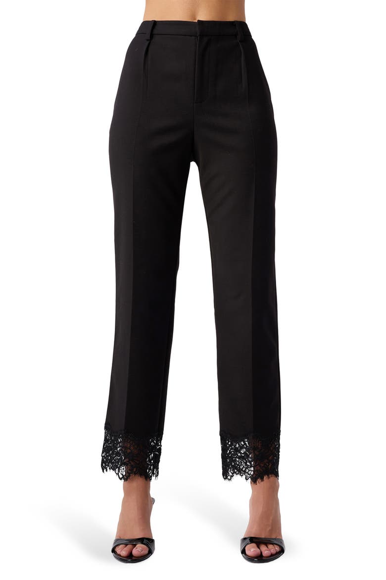 Cheyenne High Waist Pants, Main, color, BLACK