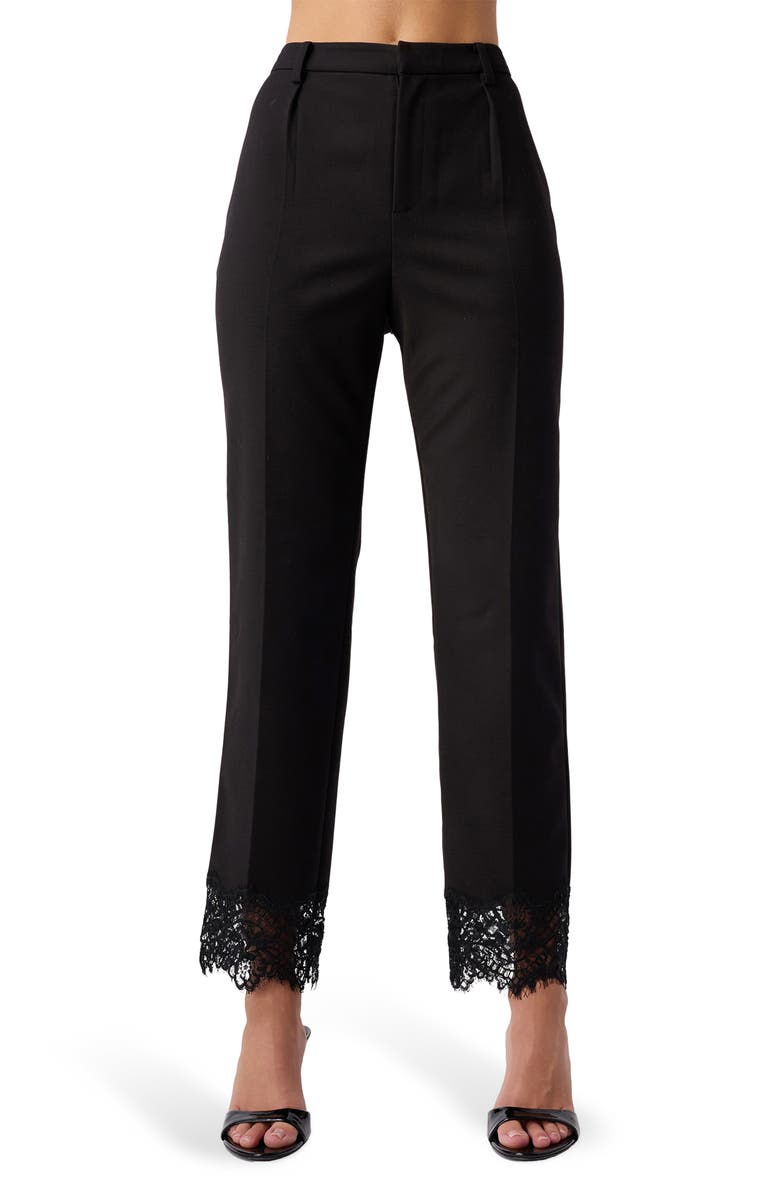 CAMI NYC Cheyenne High Waist Pants, Main, color, Black