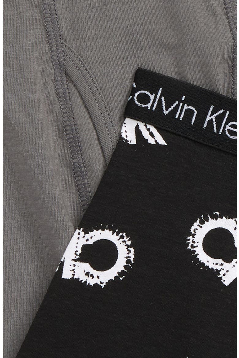 Kids' 2-Pack Boxer Briefs, Alternate, color, BLACK LOGO TIE DYE/ CASTLEROCK