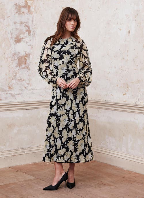 Mint Velvet Floral Print Maxi Dress