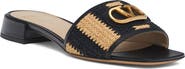 Valentino Garavani VLOGO Crochet Slide Sandal