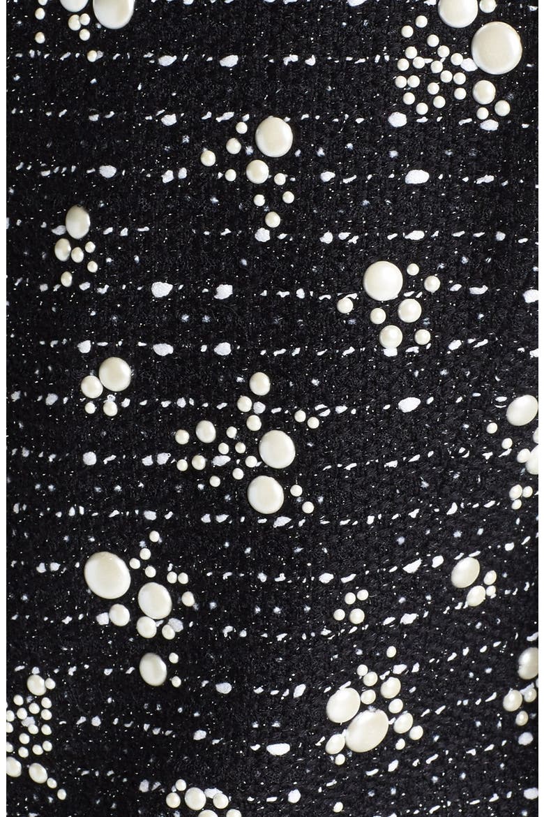 Embellished Dash Tweed Jacket, Alternate, color, CAVIAR MULTI