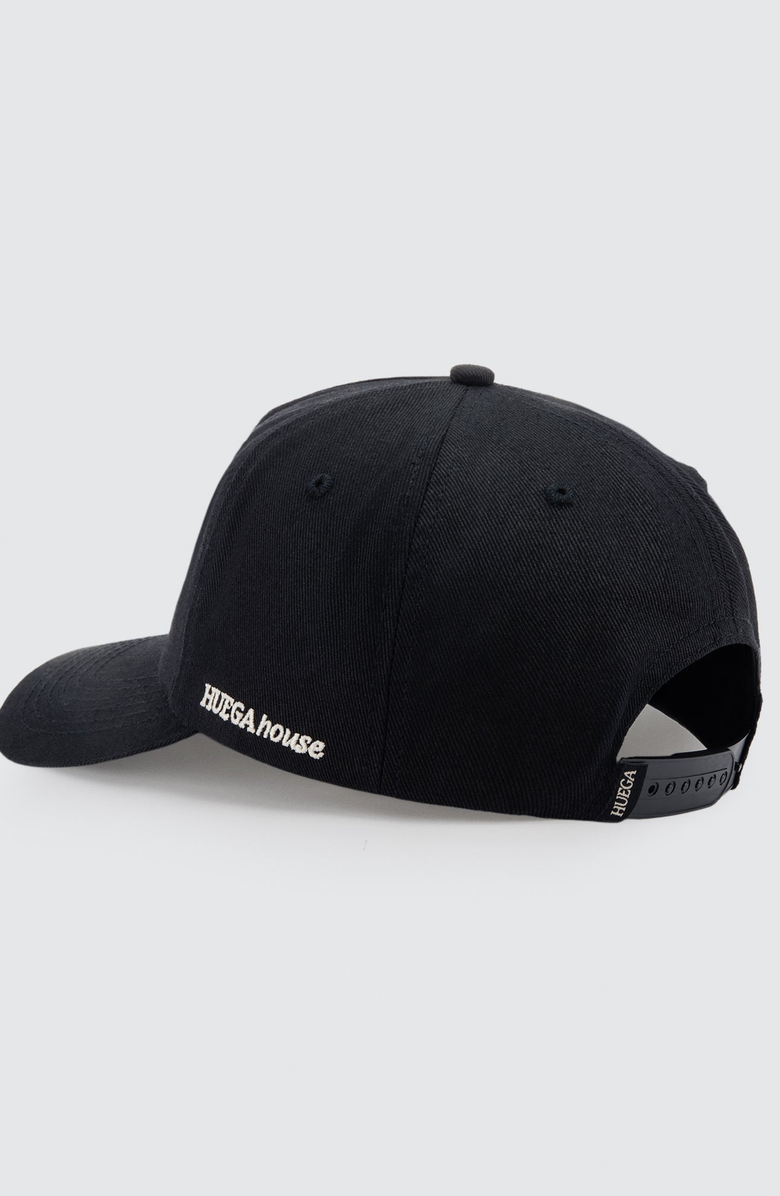 Huega House Icon Canvas Hat, Alternate, color, Black