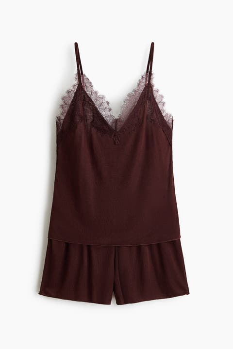 Lace-trimmed Pyjamas
