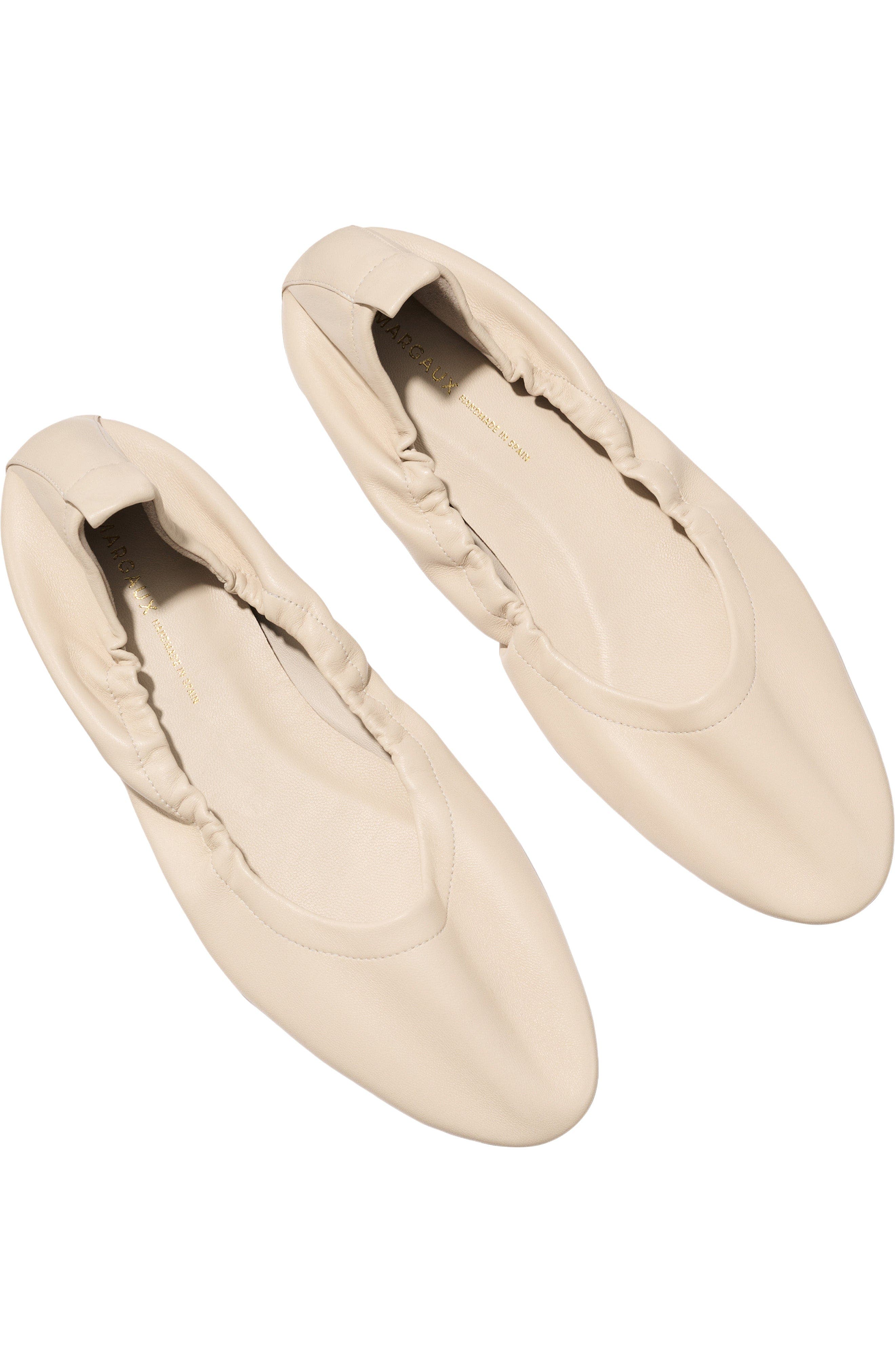 The Pascale Flat, Alternate, color, Bone Nappa