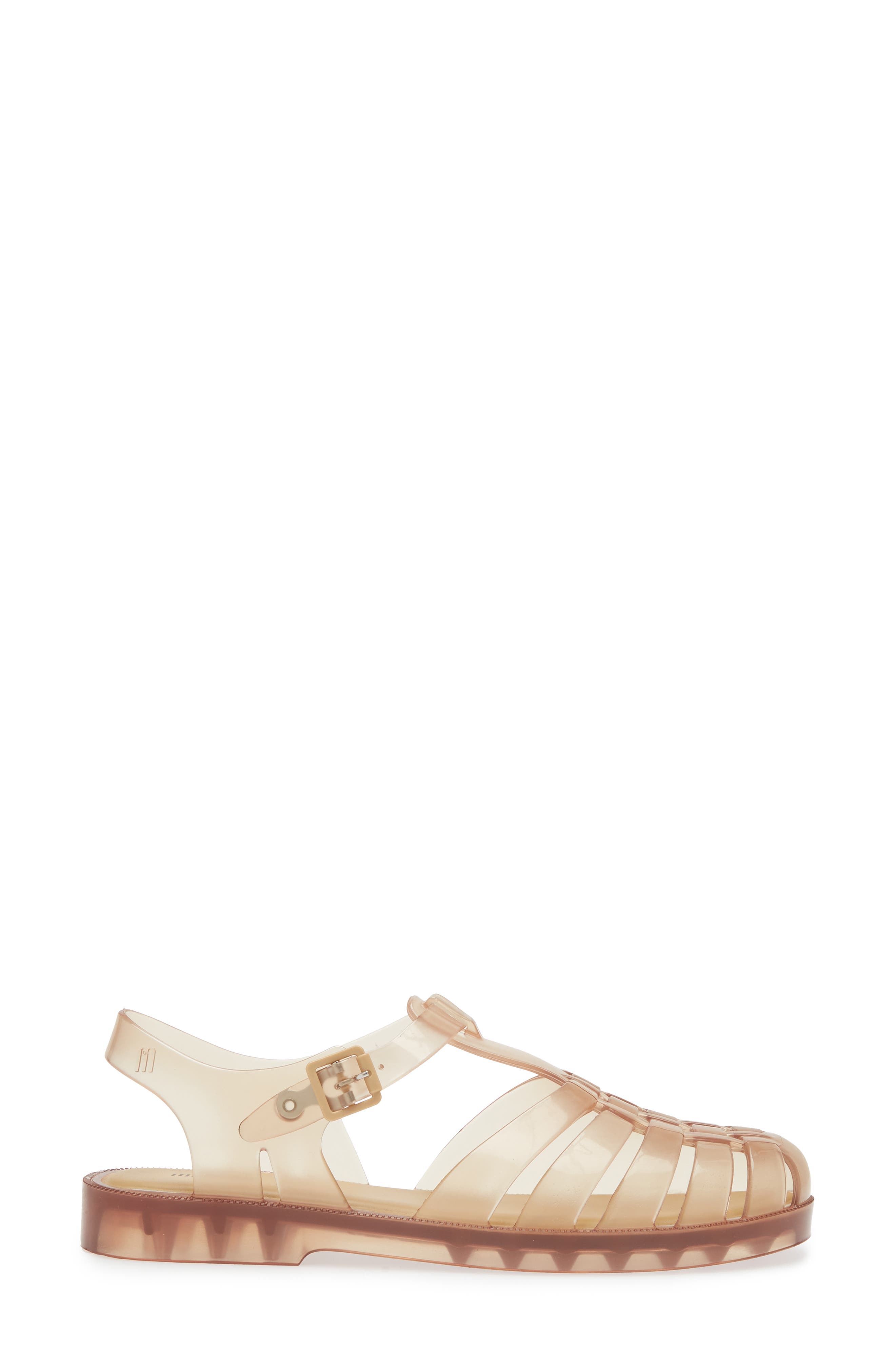 Possession Jelly Fisherman Sandal, Alternate, color, BEIGE GLITTER