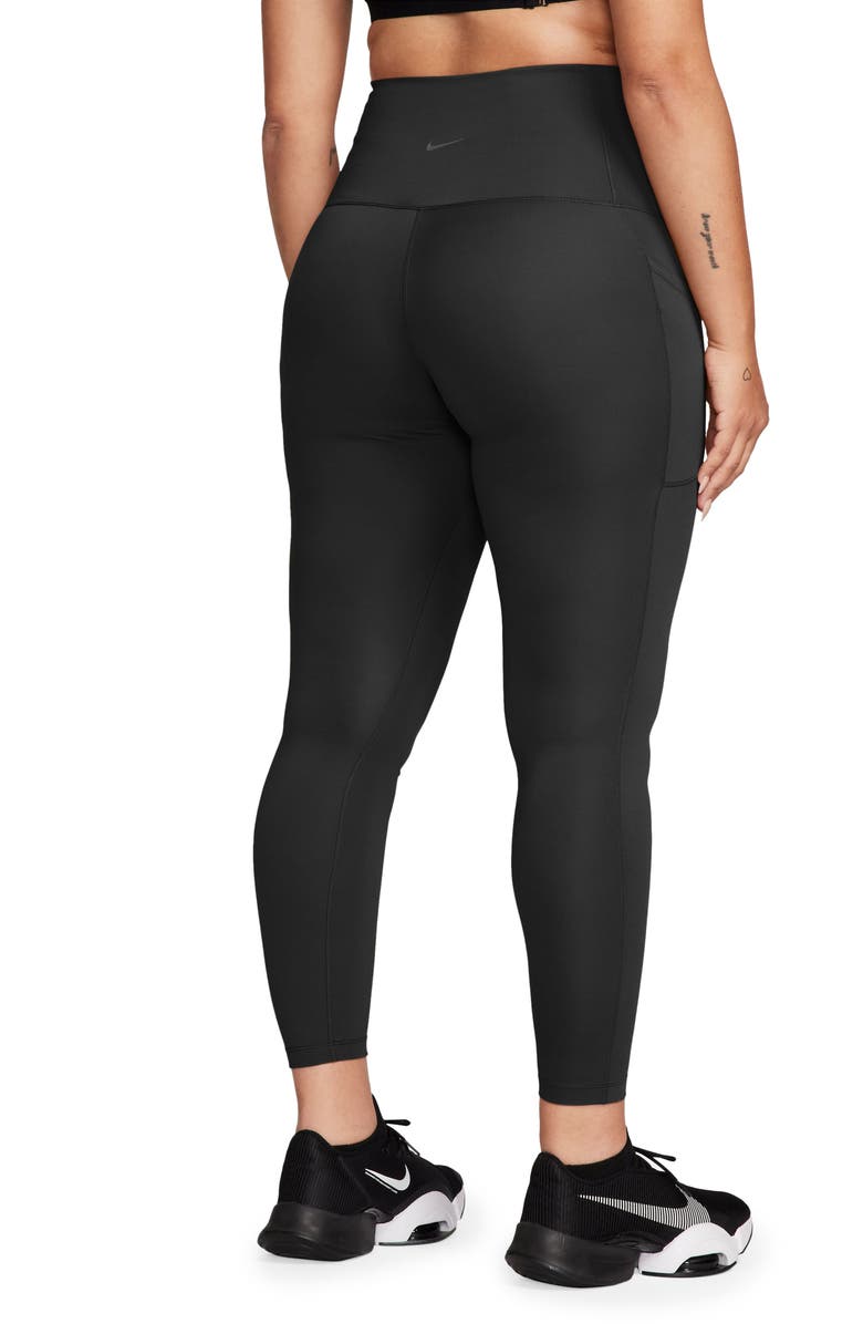 Nike Dri-FIT High Waist 7/8 Pocket Maternity Leggings, Alternate, color, Black