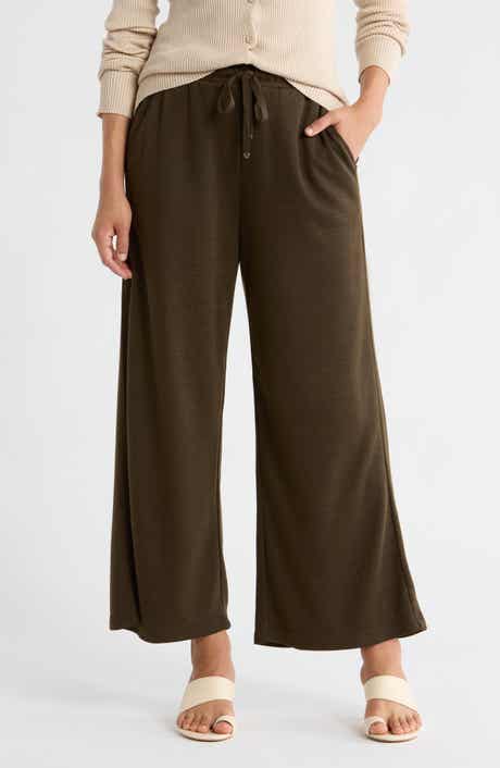MAX STUDIO Crop Drawstring Pants