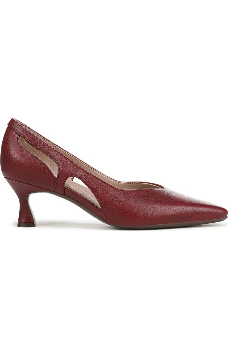 Naturalizer Gracie Pointed Toe Pump, Alternate, color, Cranberry Leather