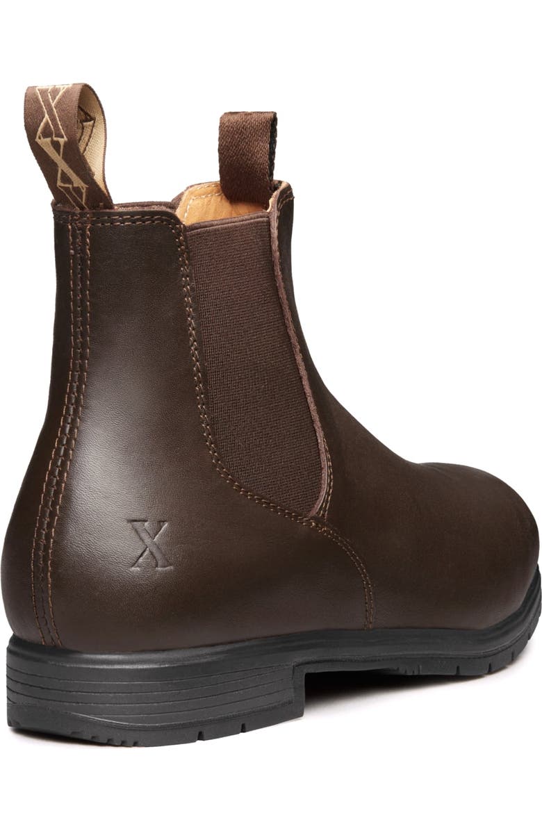 Xena Workwear Valence Steel Toe Pull On Safety Boot, Alternate, color, Chestnut Brown