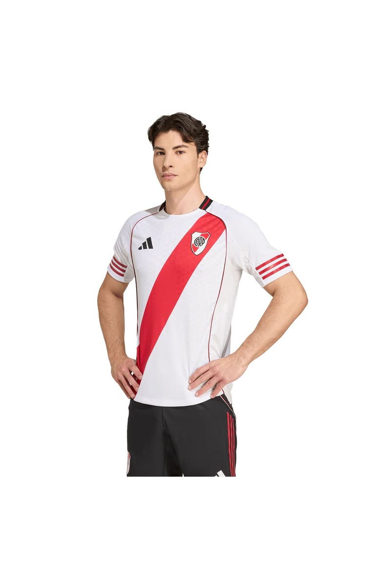 Men's adidas White Club Atlético River Plate 2025/26 Home Authentic Jersey, Alternate, color, White