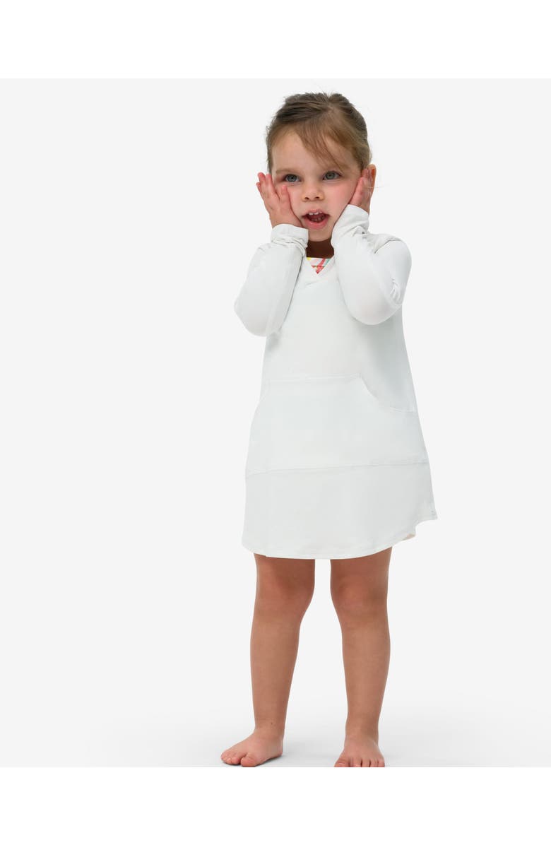 BloqUV Toddler's Hoodie Dress, Main, color, White