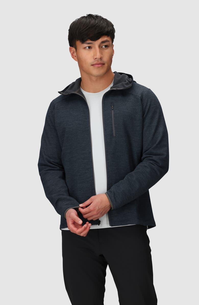 Outdoor Research Crescent Fleece Hooded Jacket, Alternate, color, Storm Heather