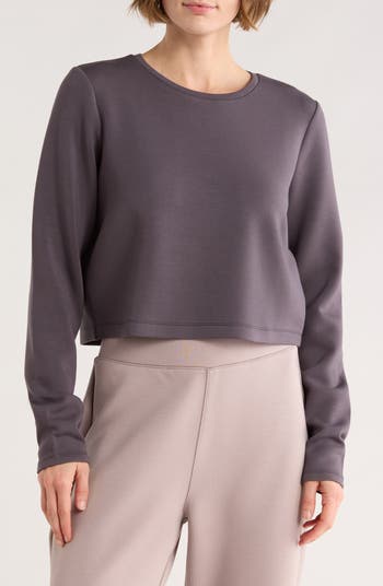 SPANX® Long Sleeve Knit T-Shirt | Nordstromrack