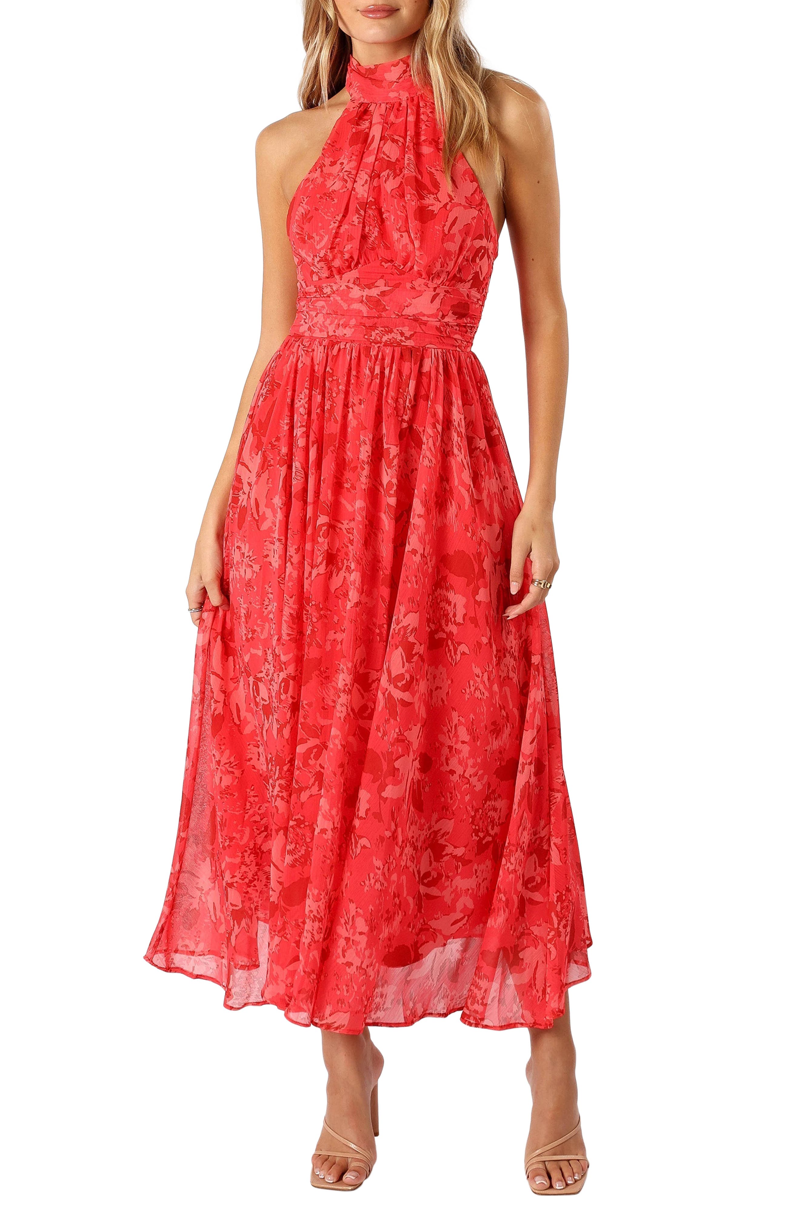 selected RED FLORAL