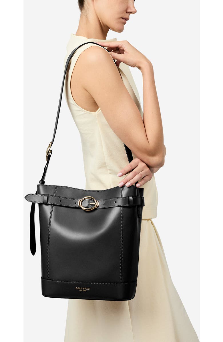 Cole Haan Alexandria Leather Bucket Bag, Alternate, color,