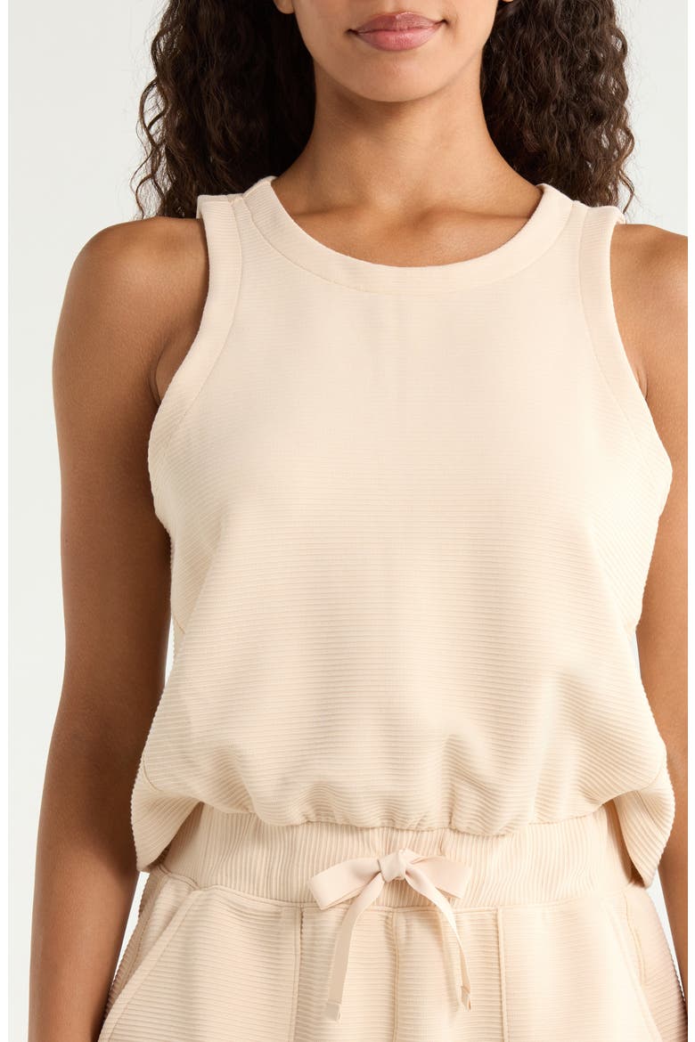 AirEssentials Rib UPF 50+ Romper, Alternate, color, TOASTED COCONUT