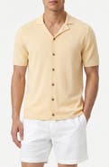 Onia Cotton Linen Blend Camp Sweater