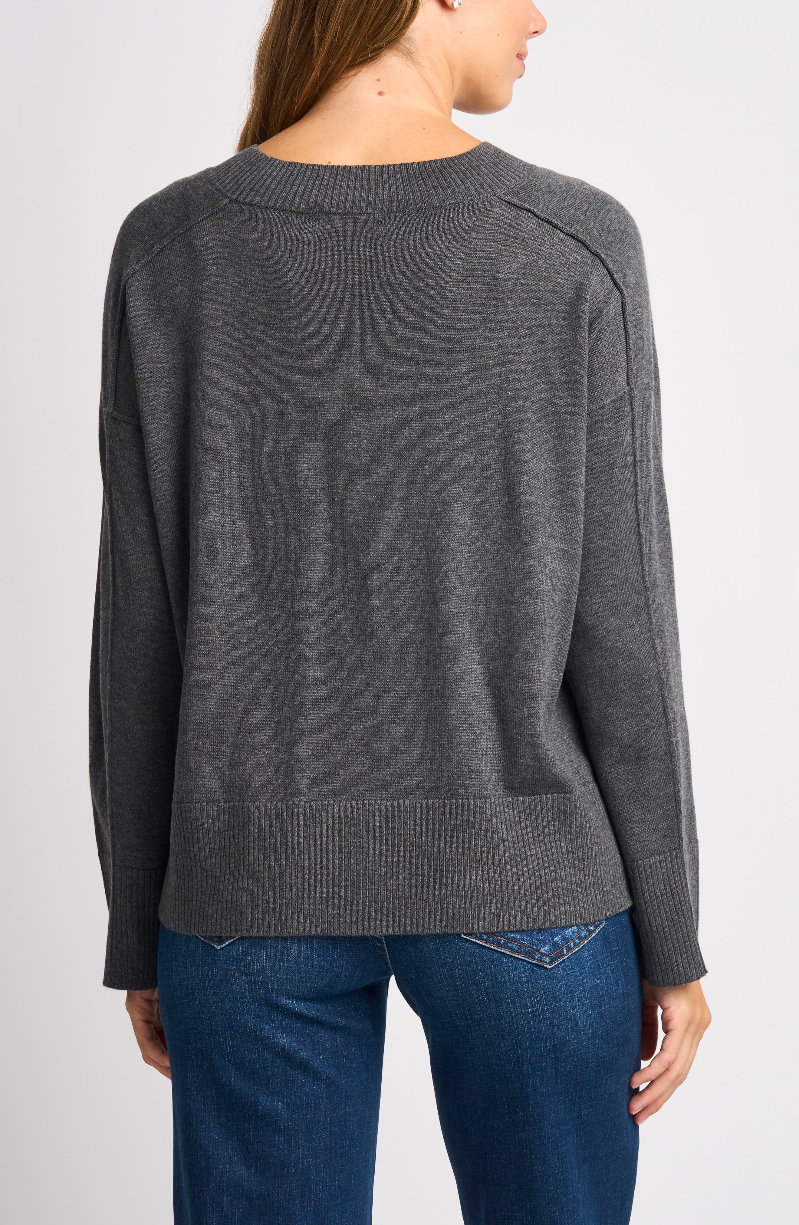 Halogen® V-Neck Sweater (Women) | Nordstrom