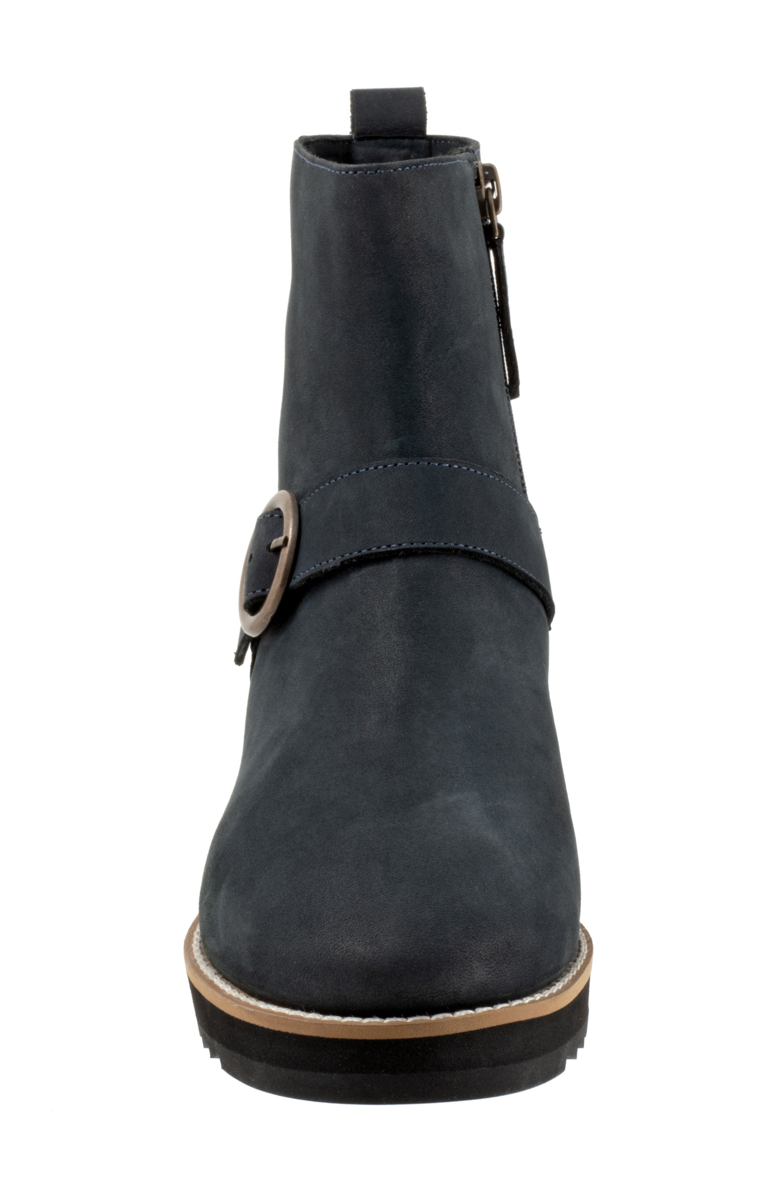 Westland Platform Wedge Bootie, Alternate, color, SMOKE NUBUCK