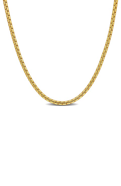 Box Link Chain Necklace, 1.10mm