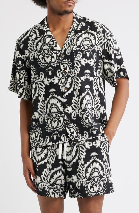 Xander Print Camp Shirt