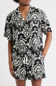 RIZORT Xander Print Camp Shirt